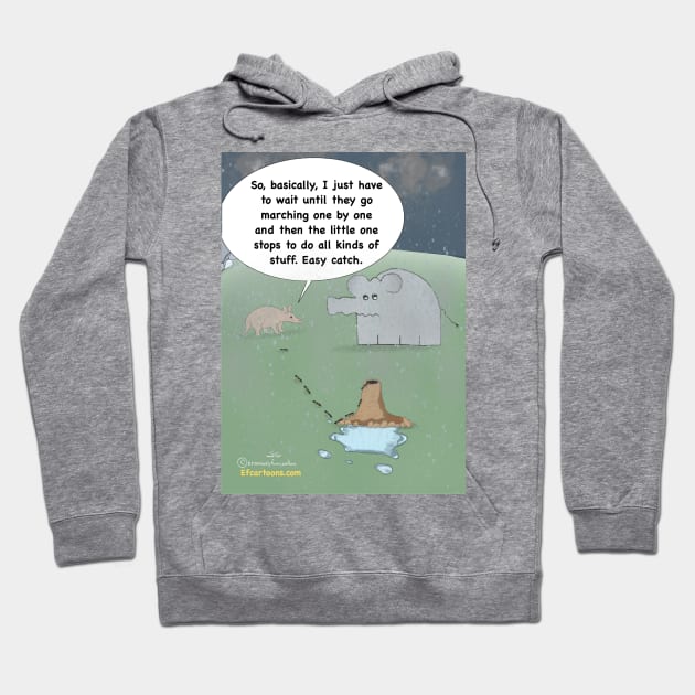 The Ants Go Marching Hoodie by Enormously Funny Cartoons